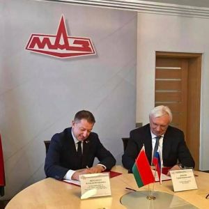 Сергей Когогин и руководство МАЗа подписали дорожную карту в Минске